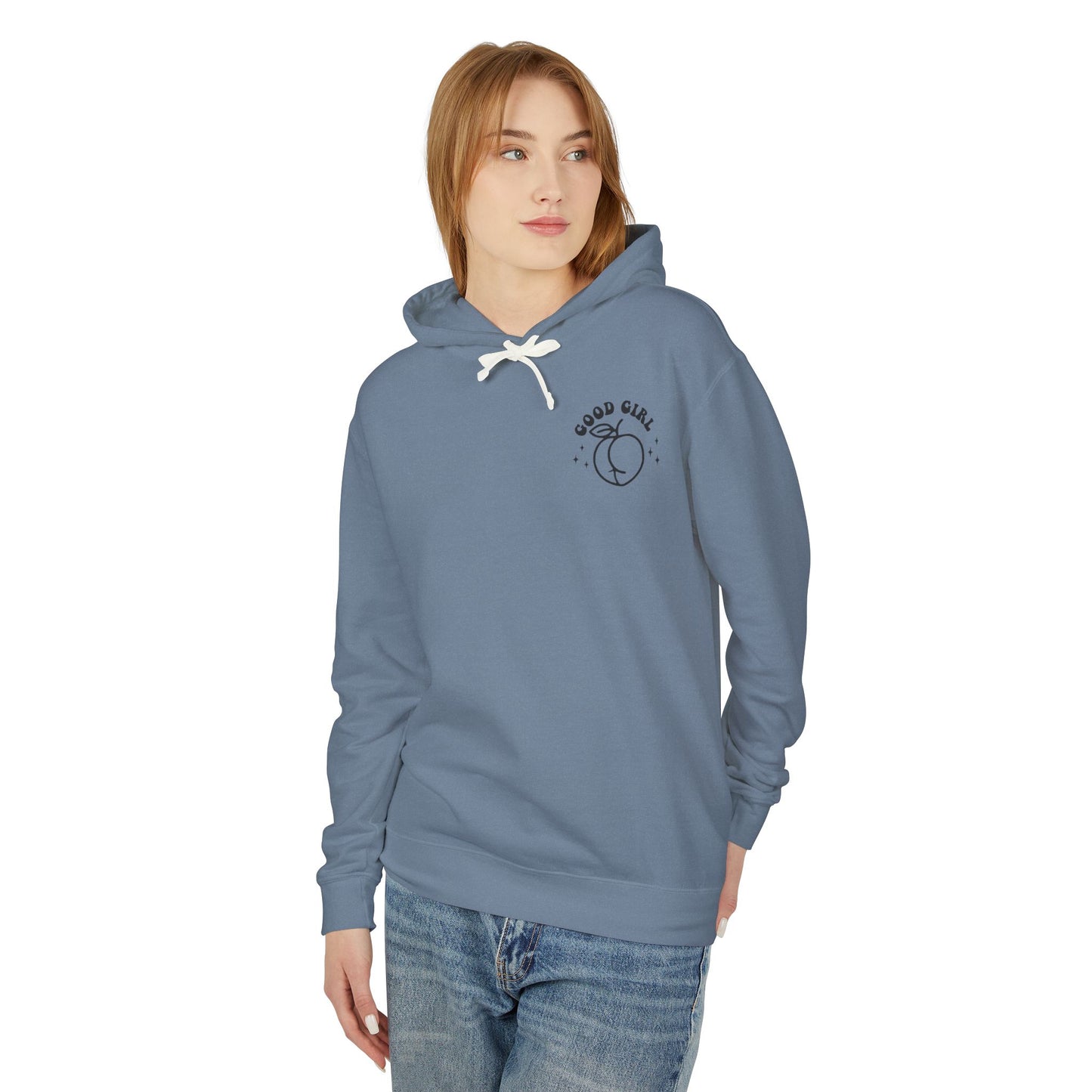 Trendy Unisex Lightweight Hooded Sweatshirt - 'Spank Me That's The Only Way I Learn'