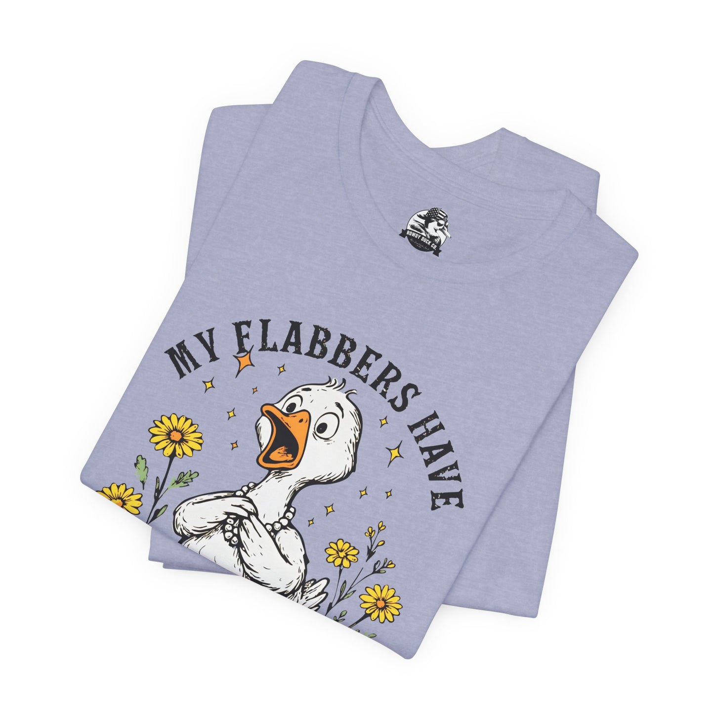Funny Goose T-Shirt, My Flabbers Have Been Gast-ed Tee, Gift for Bird Lovers, Humorous Apparel, Cute Animal Shirt, Quirky Casual Wear