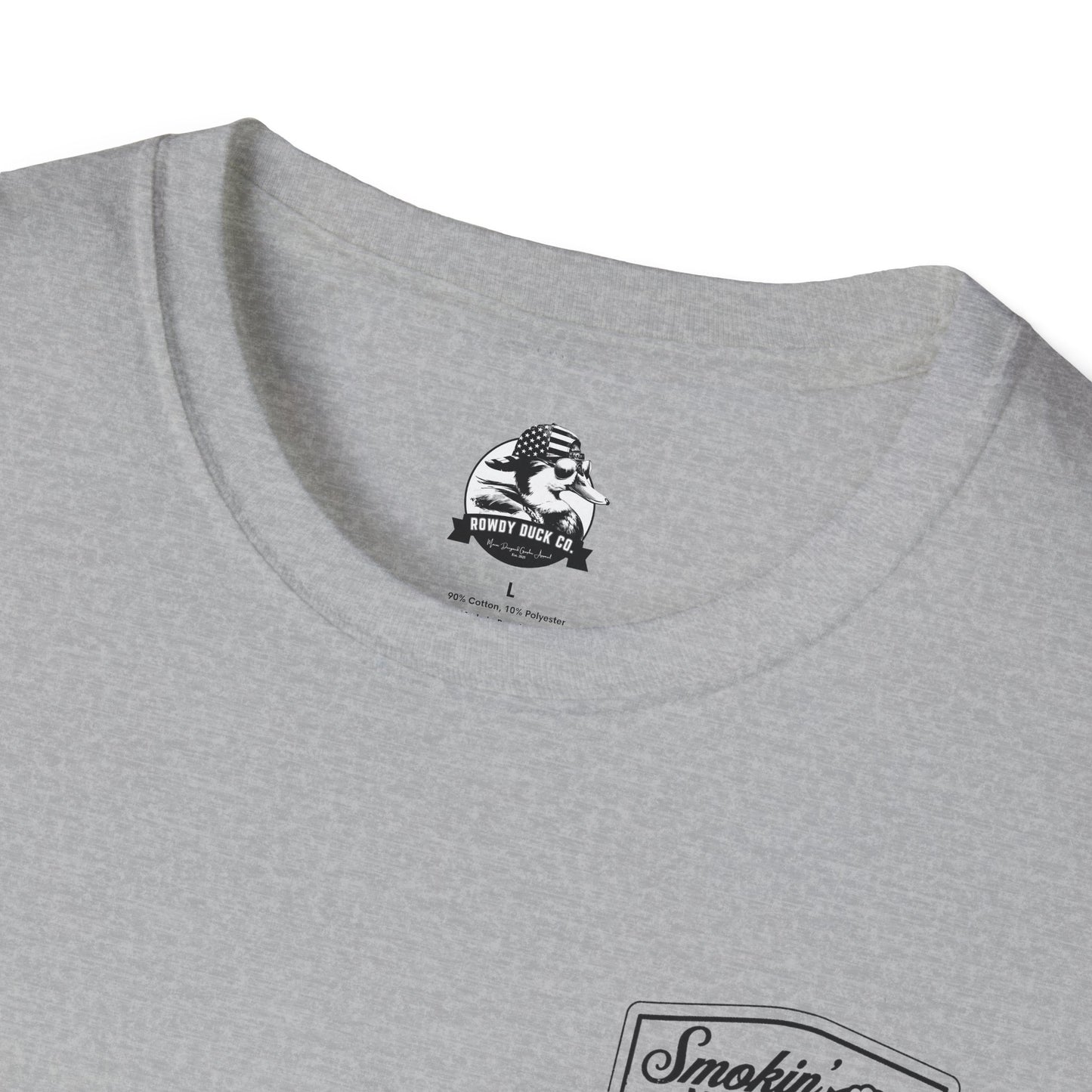 Smokin' Meats T-Shirt - Funny BBQ Humor Unisex Softstyle Tee