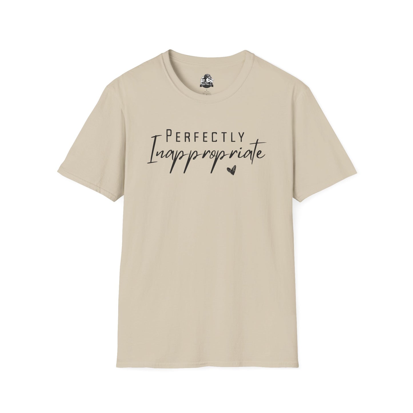 Perfectly Inappropriate Unisex Softstyle T-Shirt - Casual Humor Tee for Everyday Wear
