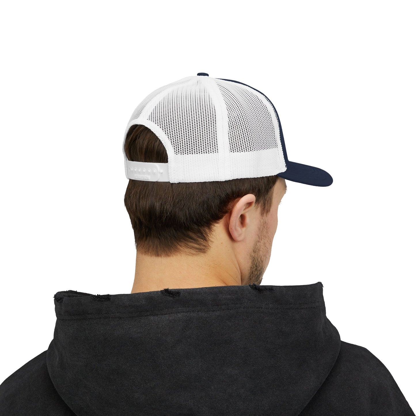 Dad in the streets, Daddy in the sheets - Embroidered Mesh Snapback Hat