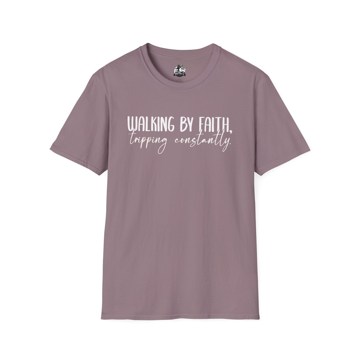 "Walking By Faith, Tripping Constantly" Graphic Tee