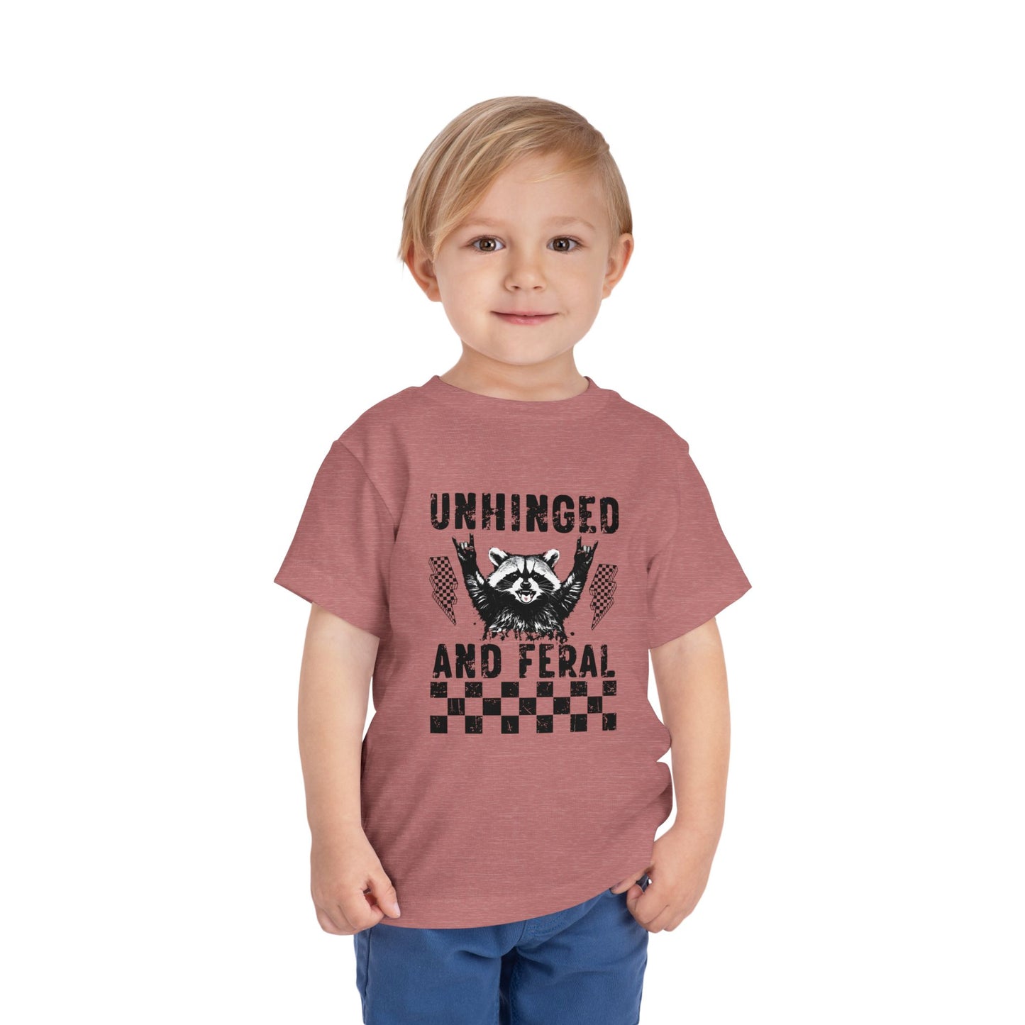 Unhinged and Feral Toddler Tee - Wild Child Shirt