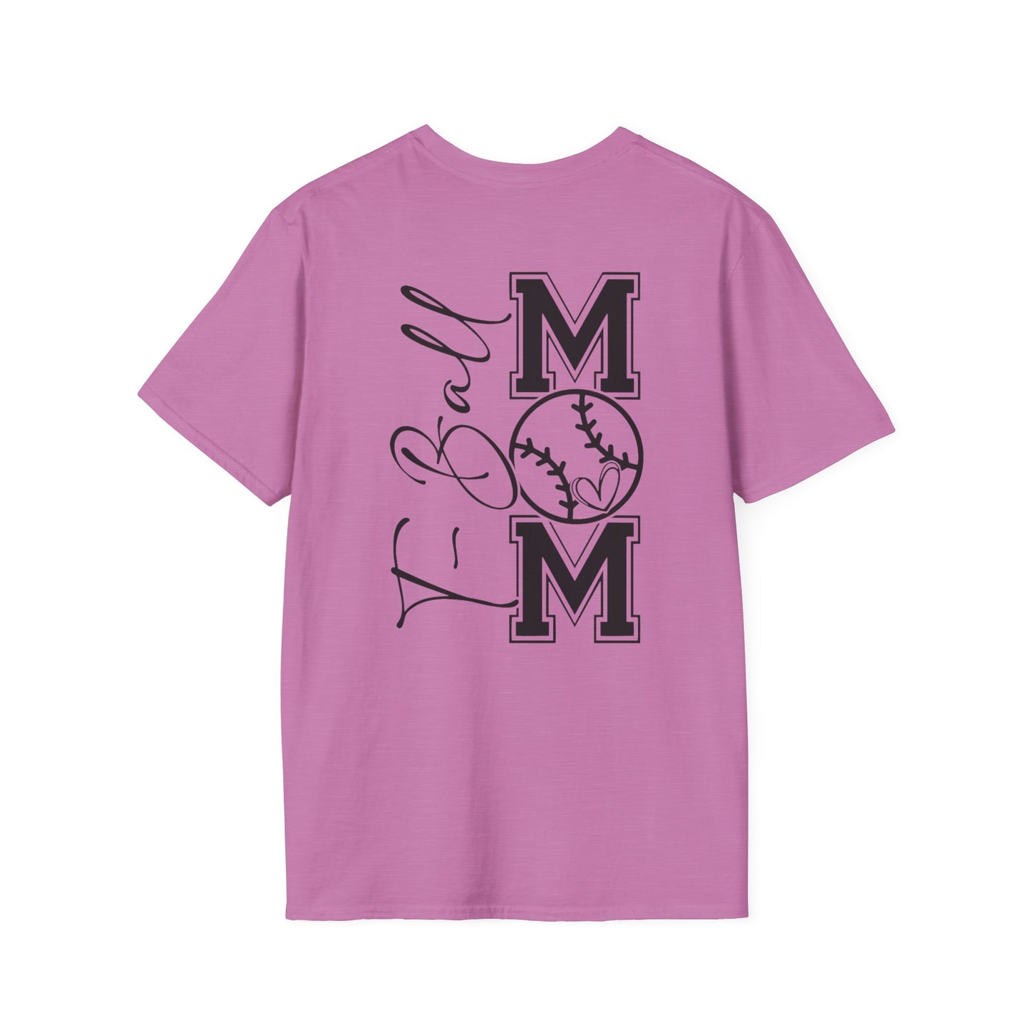 T-ball Mom Unisex Softstyle T-Shirt - Perfect for Game Days!