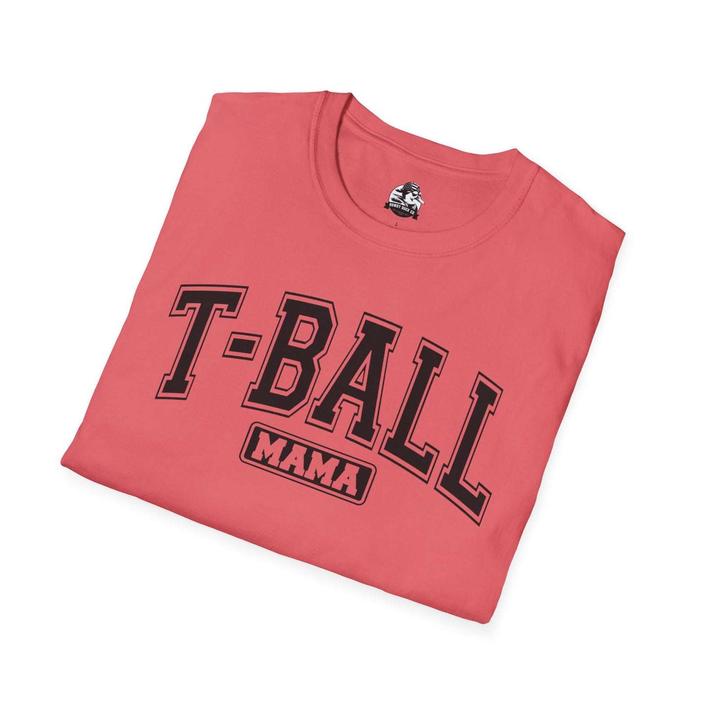 T-Ball Mama Heather Unisex Softstyle T-Shirt - Perfect Gift for Sports Moms