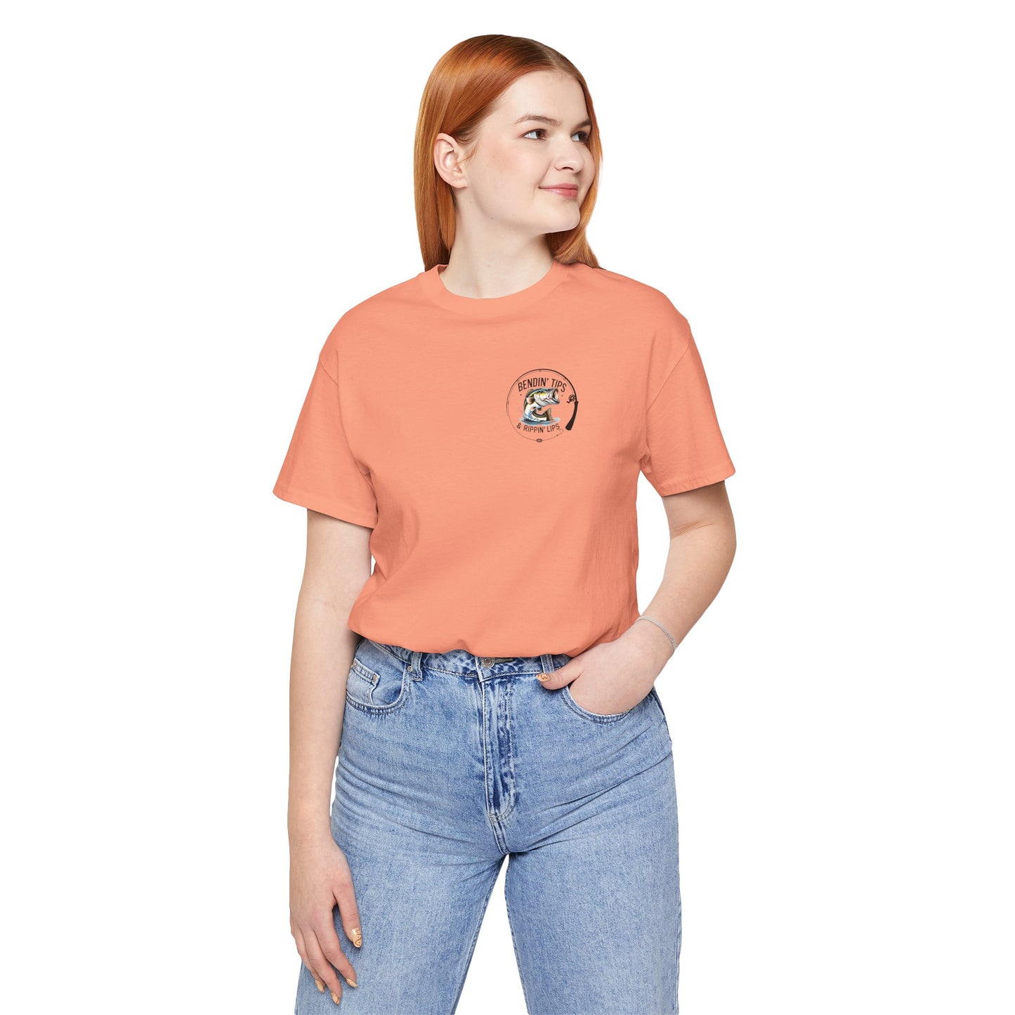 Bitin' Lips & Rippin' Lips - Graphic Tee -Fishing Tee