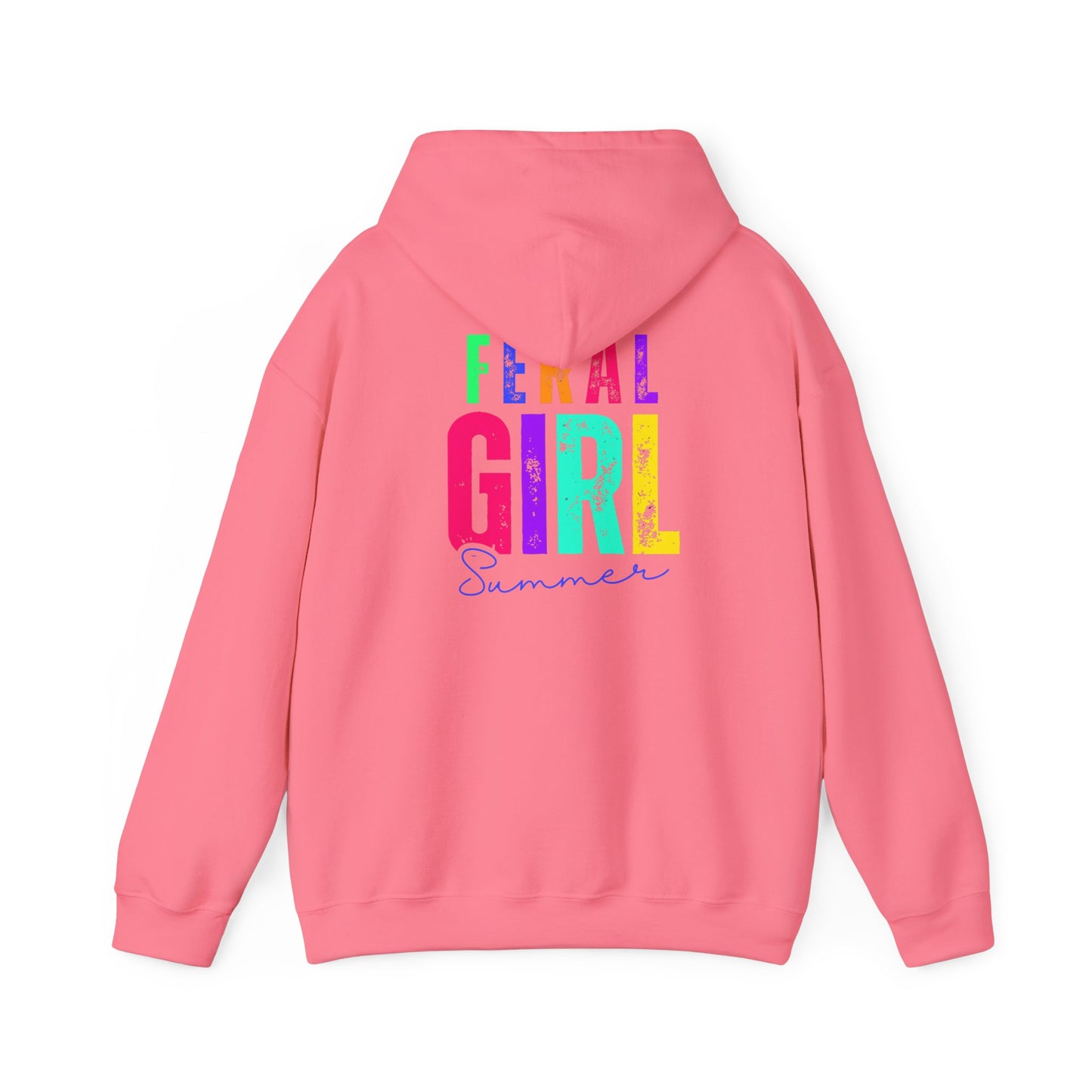 Feral Girl Summer Hoodie, Unisex Hoodie, Casual Wear, Summer Outfit, Trendy Sweatshirt, Gift for Her
