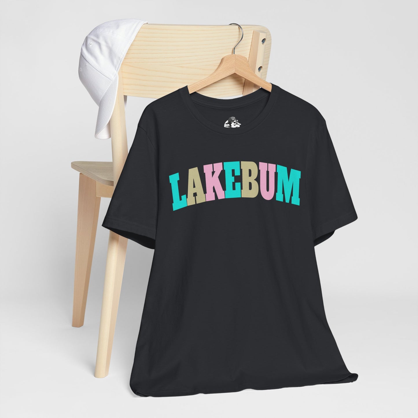 Lakebum Unisex Short Sleeve Tee - Perfect for Summer Getaways, Beach Days, Lake Trips, Casual Outings, Colorful Graphic Tee