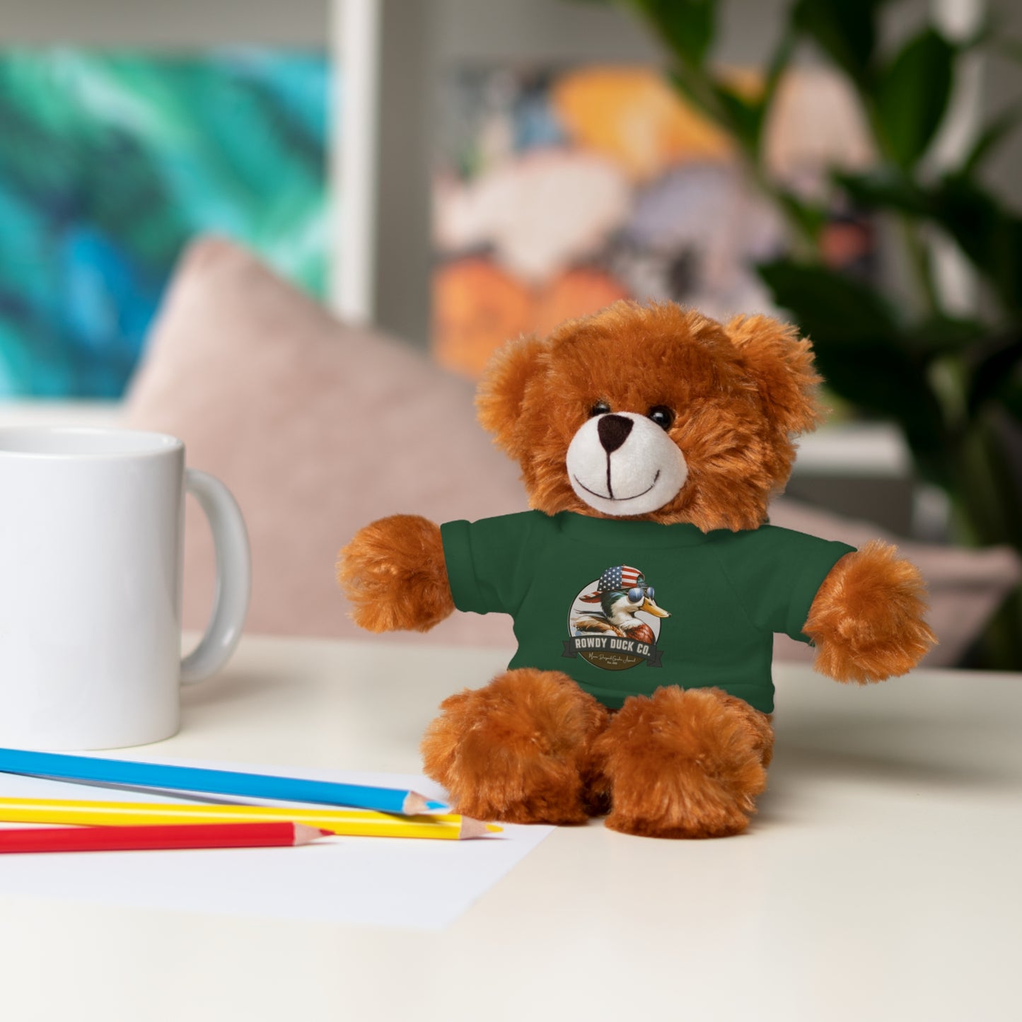 Customizable Stuffed Animal with Tee – Perfect Gift for KidsLifeLessonsDesign