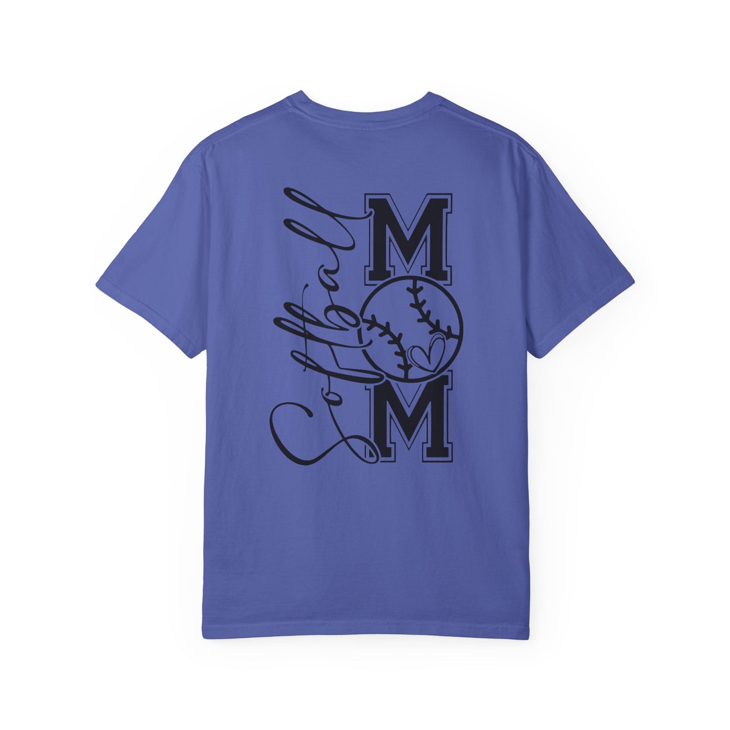 Softball Mom Unisex Garment-Dyed T-Shirt
