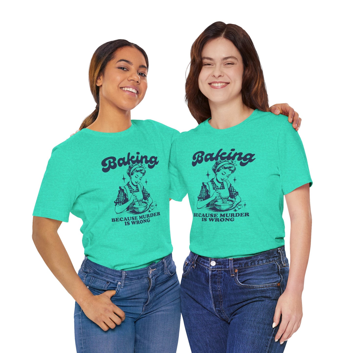 Baking Humor Tee - Unisex Jersey Short Sleeve Tee, Funny T-Shirt, Gift for Bakers, Kitchen Lover Top, Quirky Cooking Apparel