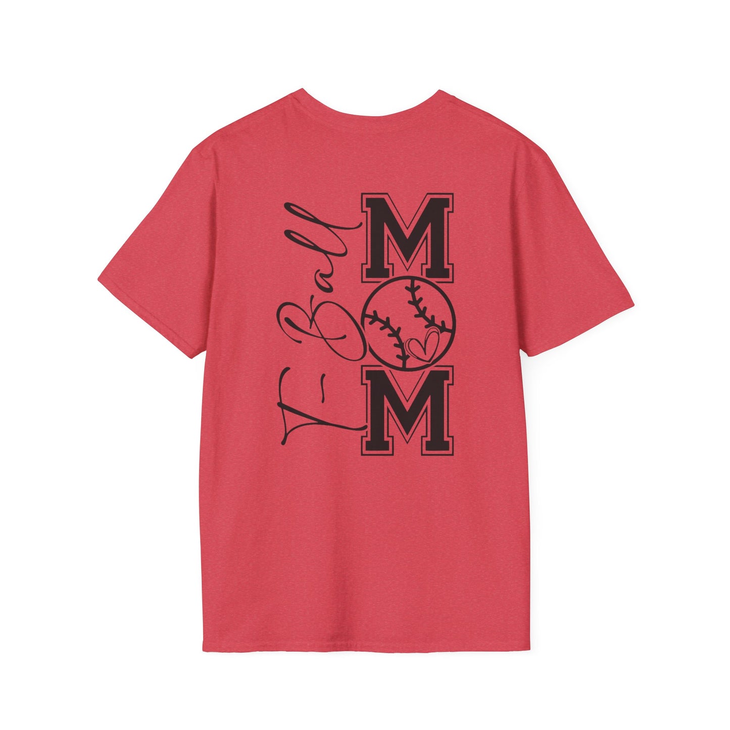 T-ball Mom Unisex Softstyle T-Shirt - Perfect for Game Days!