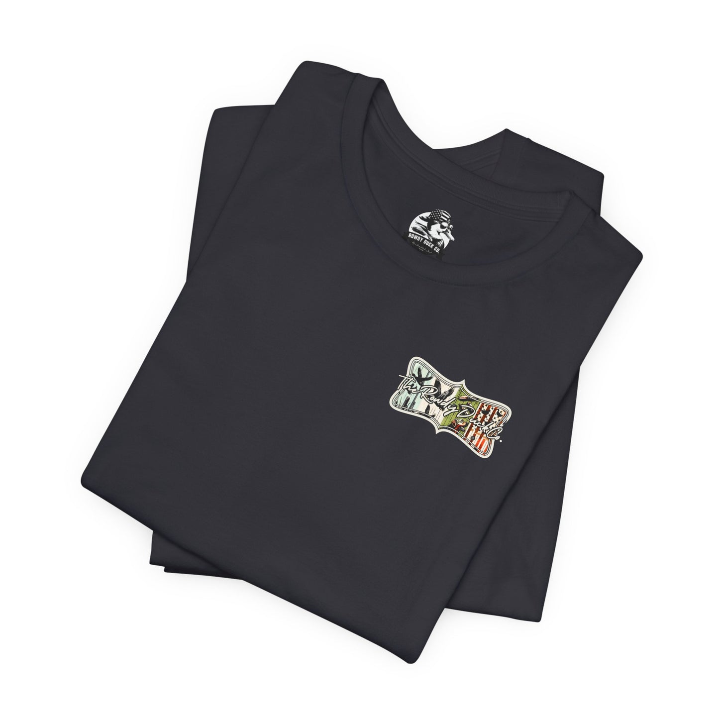 The RowdyDuckCo -Graphic Tee - American Flag Country
