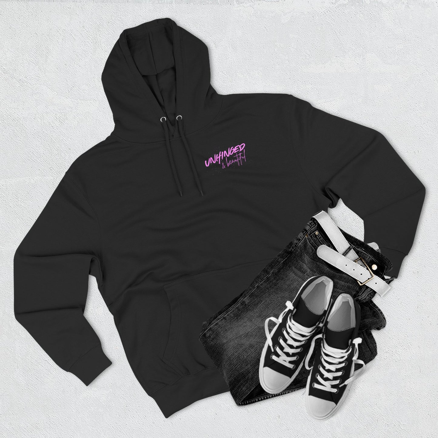 Unhinged & Beautiful Fleece Hoodie