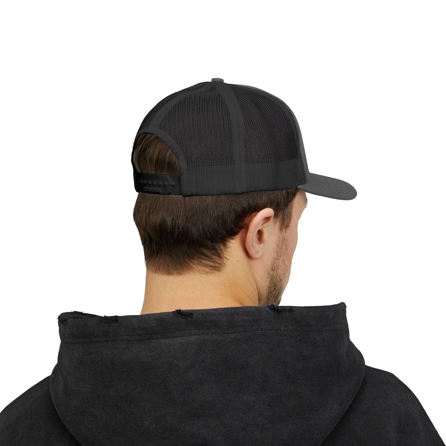 "Sit On My Face, Respectfully" - Embroidered Snapback Trucker Cap
