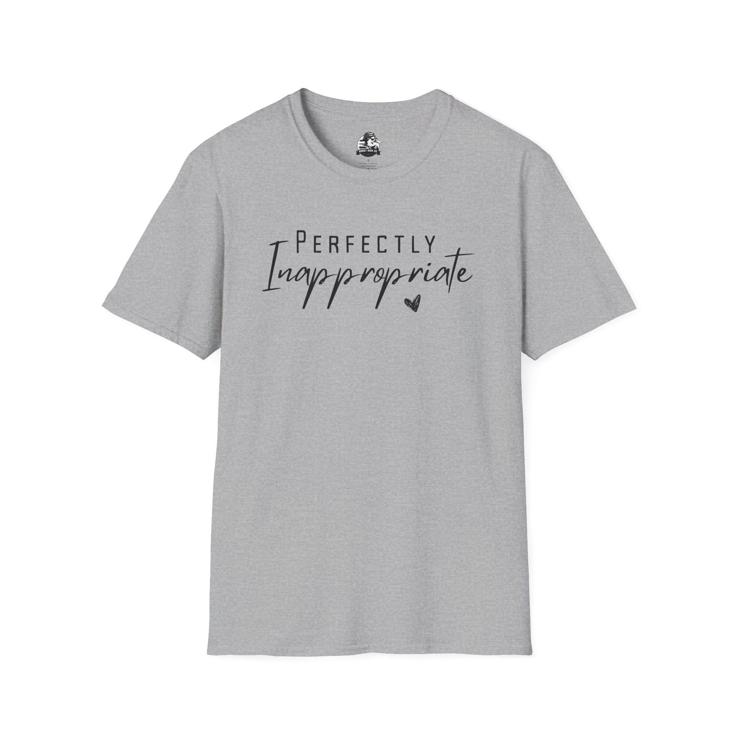 Perfectly Inappropriate Unisex Softstyle T-Shirt - Casual Humor Tee for Everyday Wear