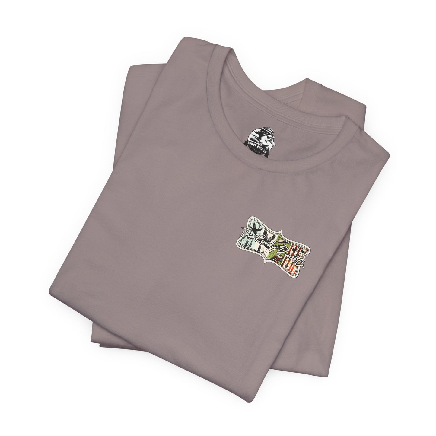 The RowdyDuckCo -Graphic Tee - American Flag Country