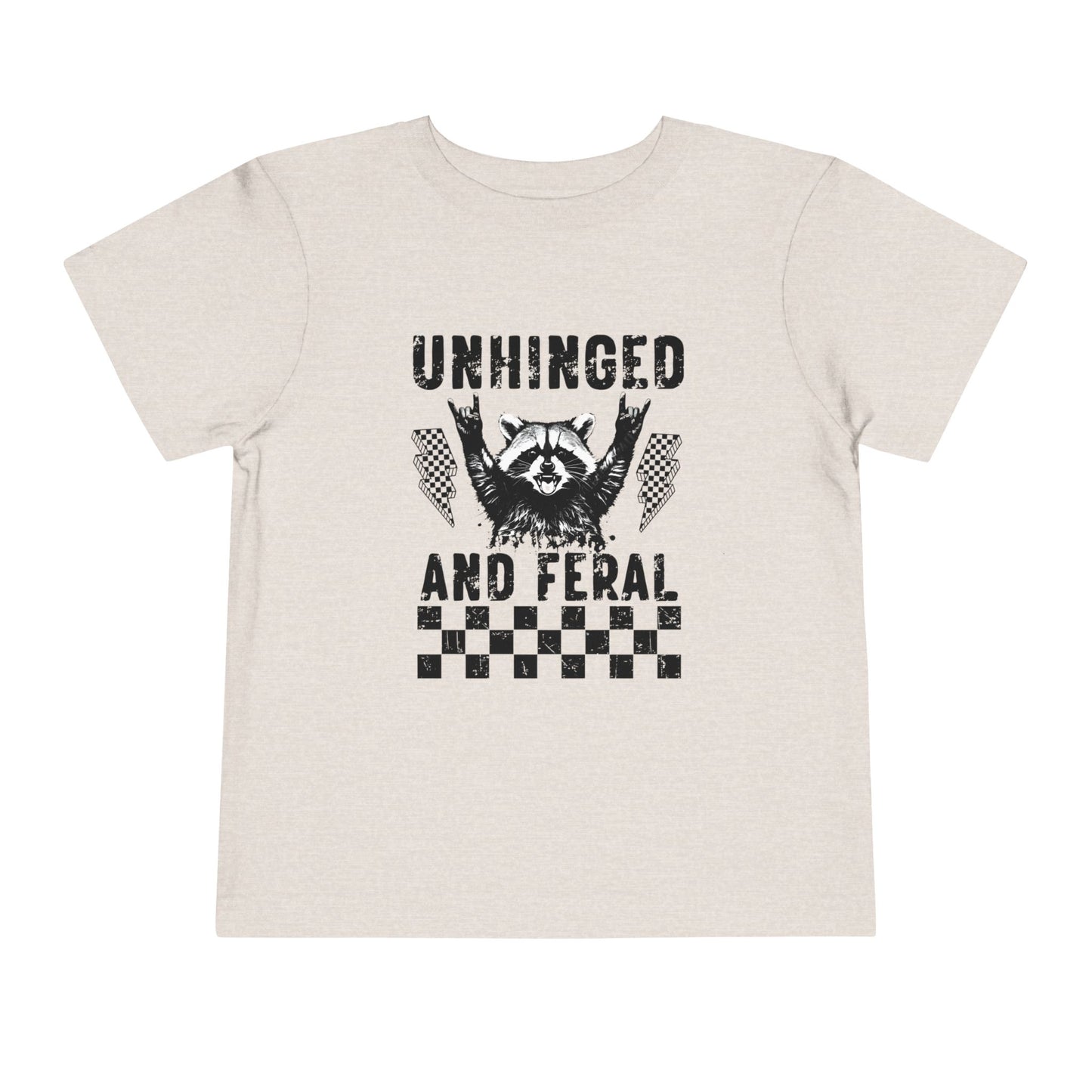 Unhinged and Feral Toddler Tee - Wild Child Shirt