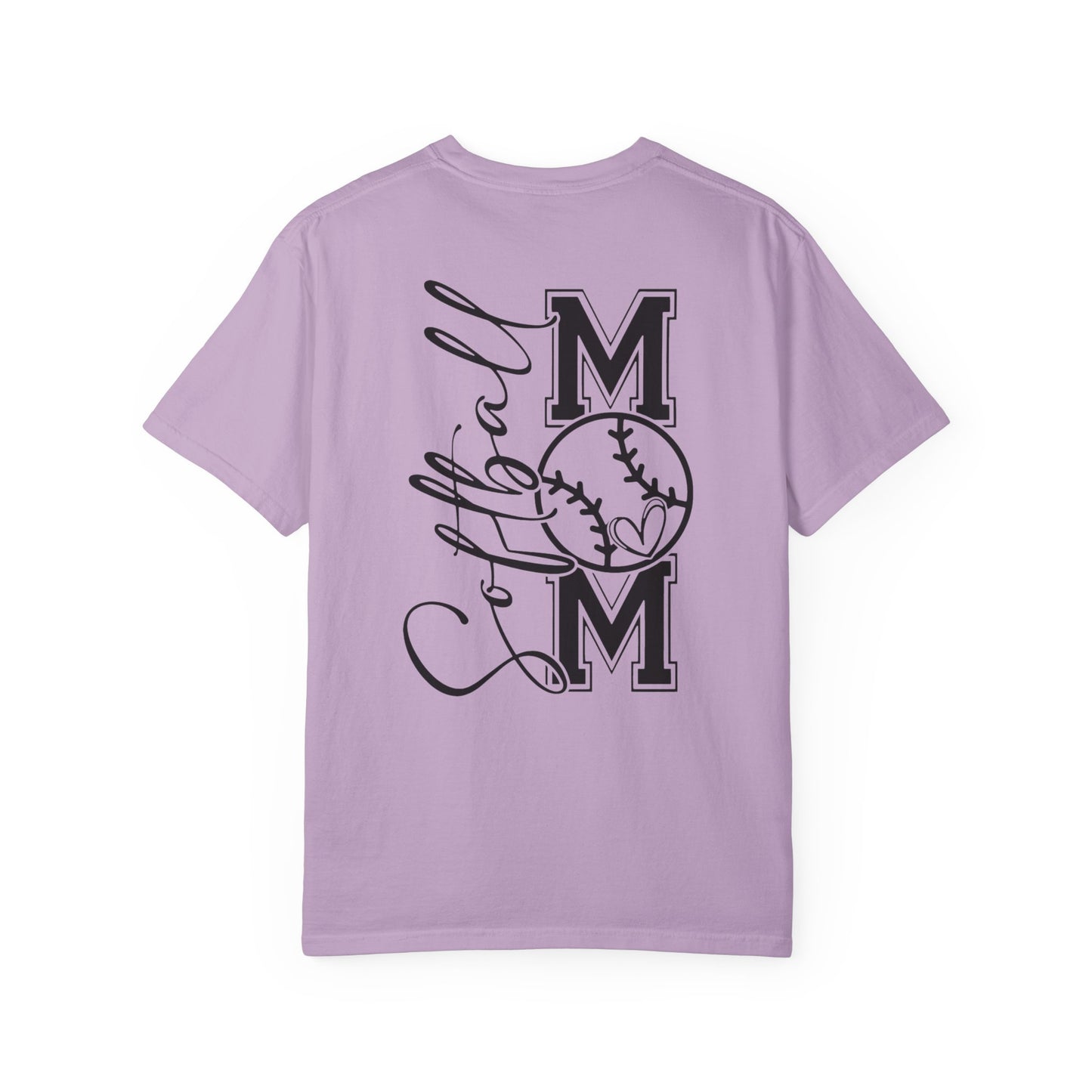 Softball Mom Unisex Garment-Dyed T-Shirt