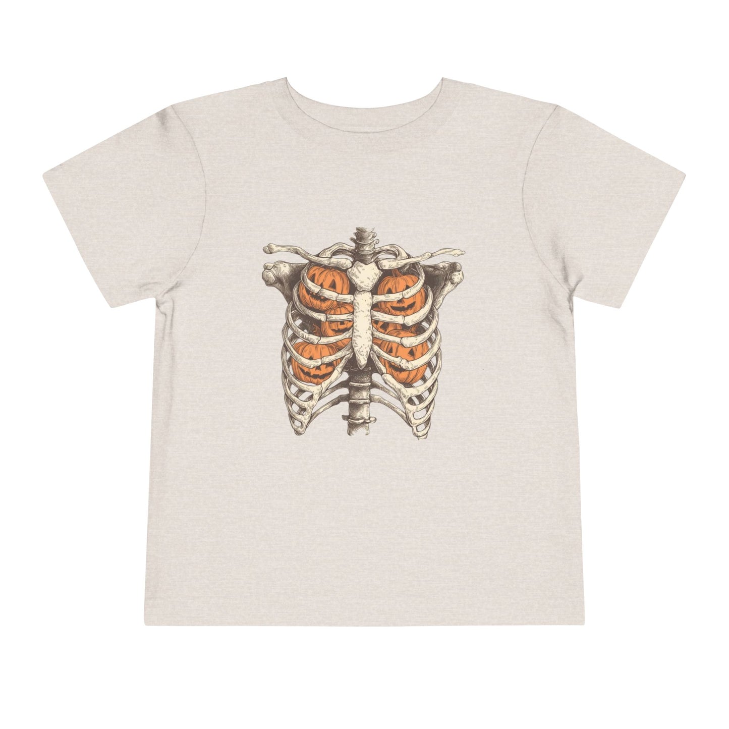 Toddler Pumpkin Skeleton Tee