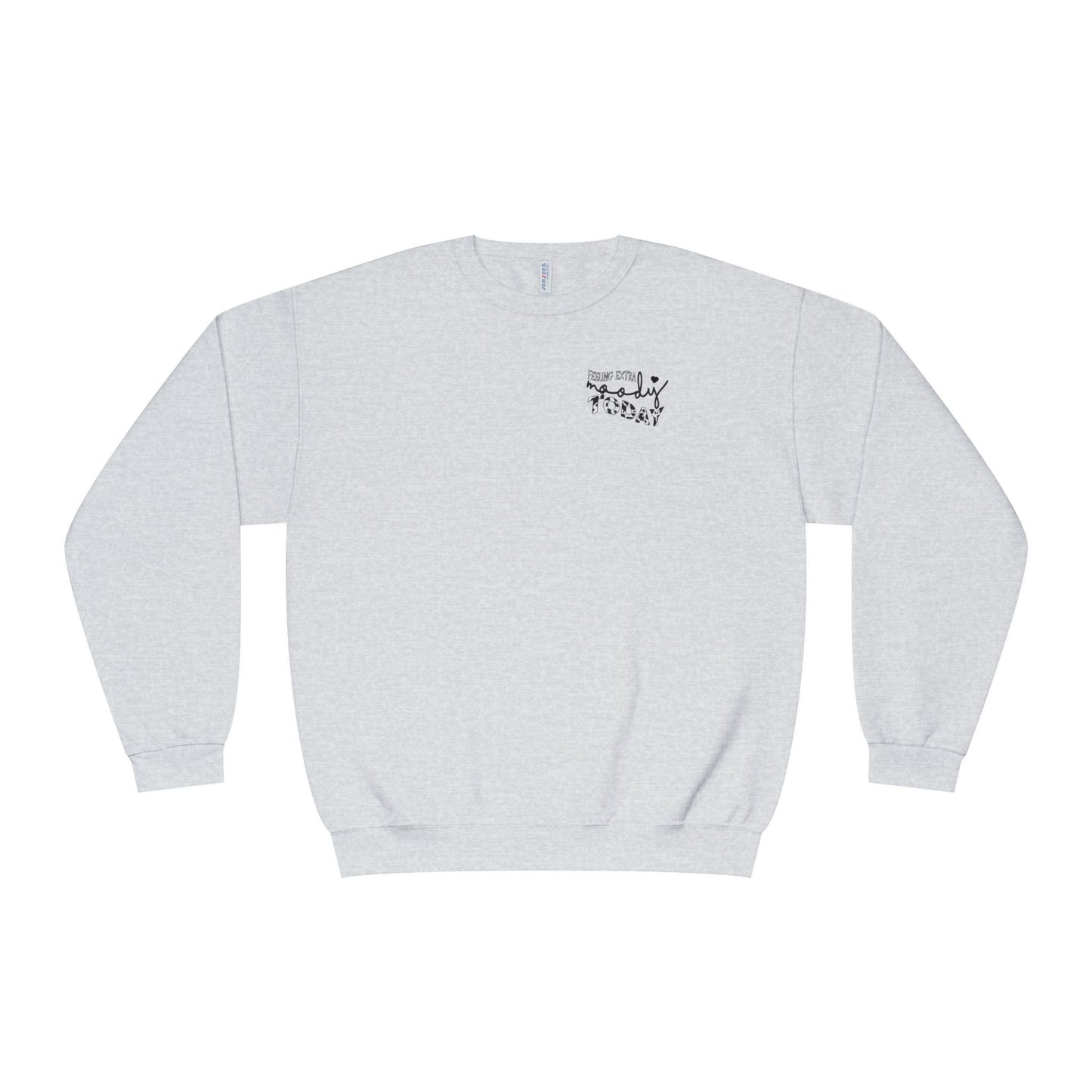 Feeling Extra Moody Unisex Crewneck Sweatshirt, Cute Cow Sweatshirt, Funny Sweatshirt, Animal Lover Gift, Cozy Casual Wear, Birthday Gift