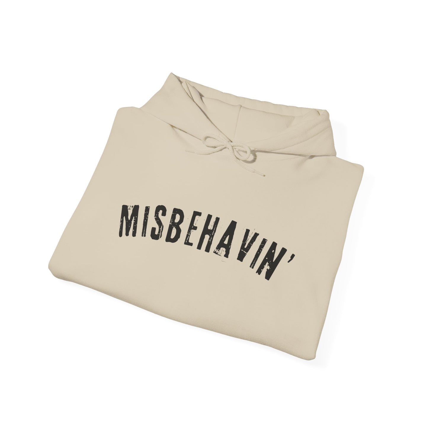 Misbehavin' Unisex Heavy Blend Hoodie | Cozy Sweatshirt for Casual Wear, Gift for Friends, Relaxed Fit Fashion