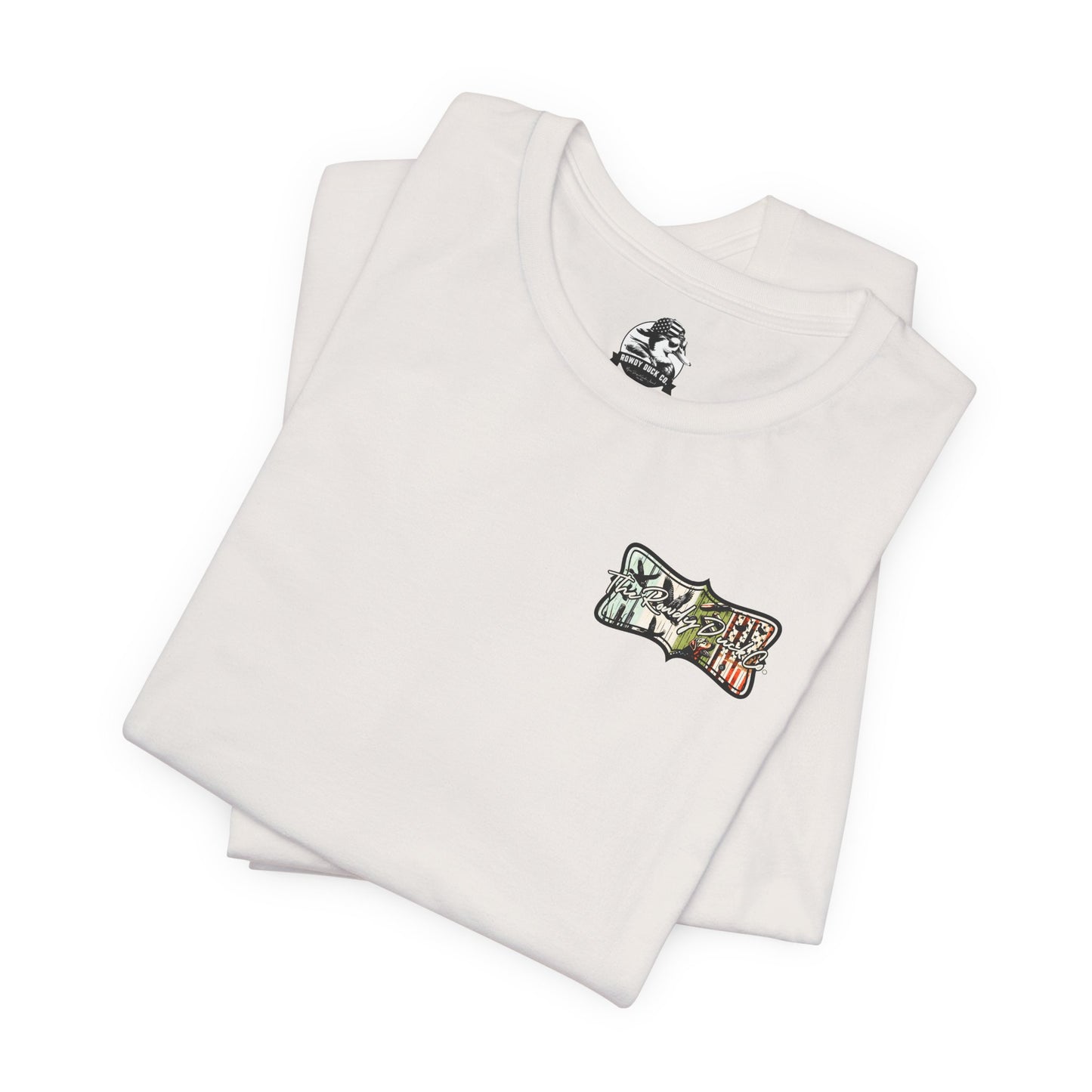 The RowdyDuckCo -Graphic Tee - American Flag Country