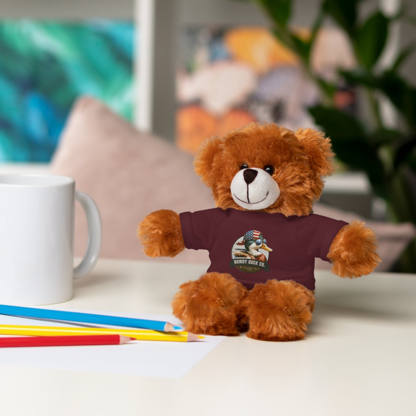 Customizable Stuffed Animal with Tee – Perfect Gift for KidsLifeLessonsDesign