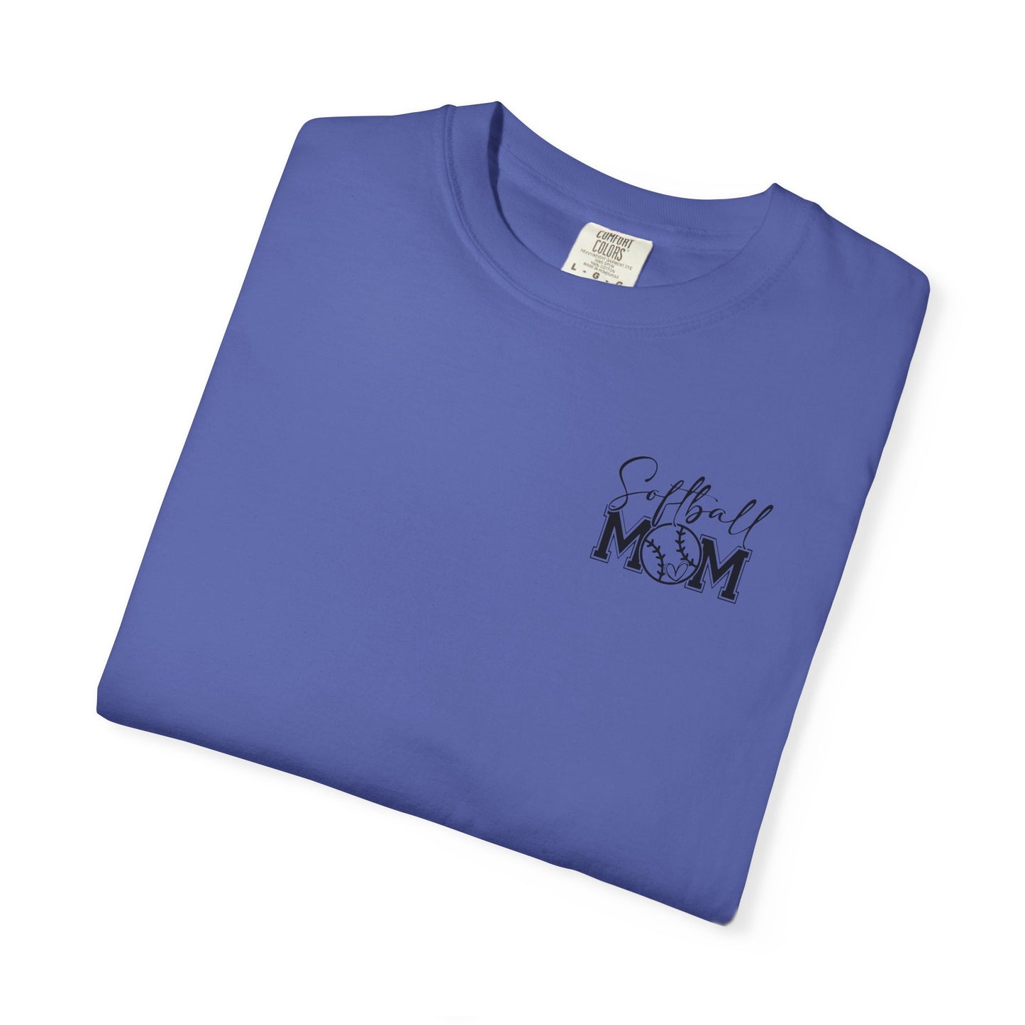 Softball Mom Unisex Garment-Dyed T-Shirt