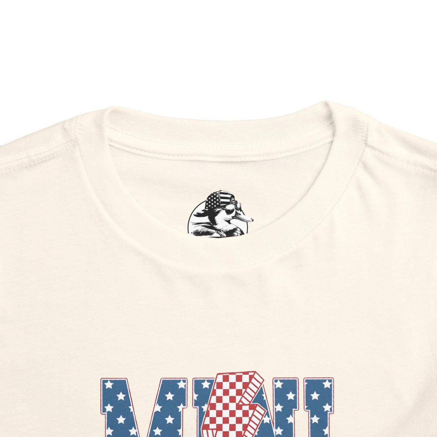 Mini USA Stars Toddler Tee, Perfect for 4th of July, Independence Day, Baby Shower Gift, Picnic, Toddler Playwear, Kids Apparel