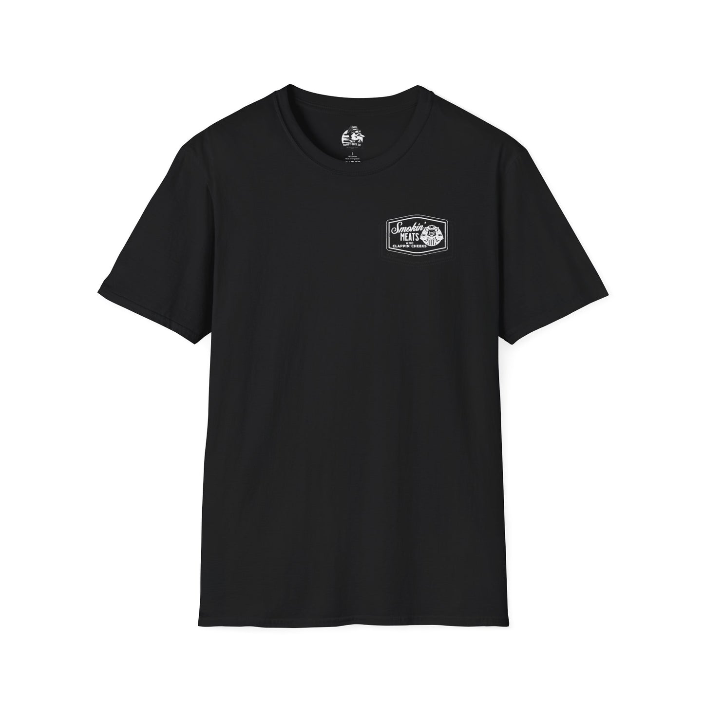 Smokin' Meats T-Shirt - Funny BBQ Humor Unisex Softstyle Tee