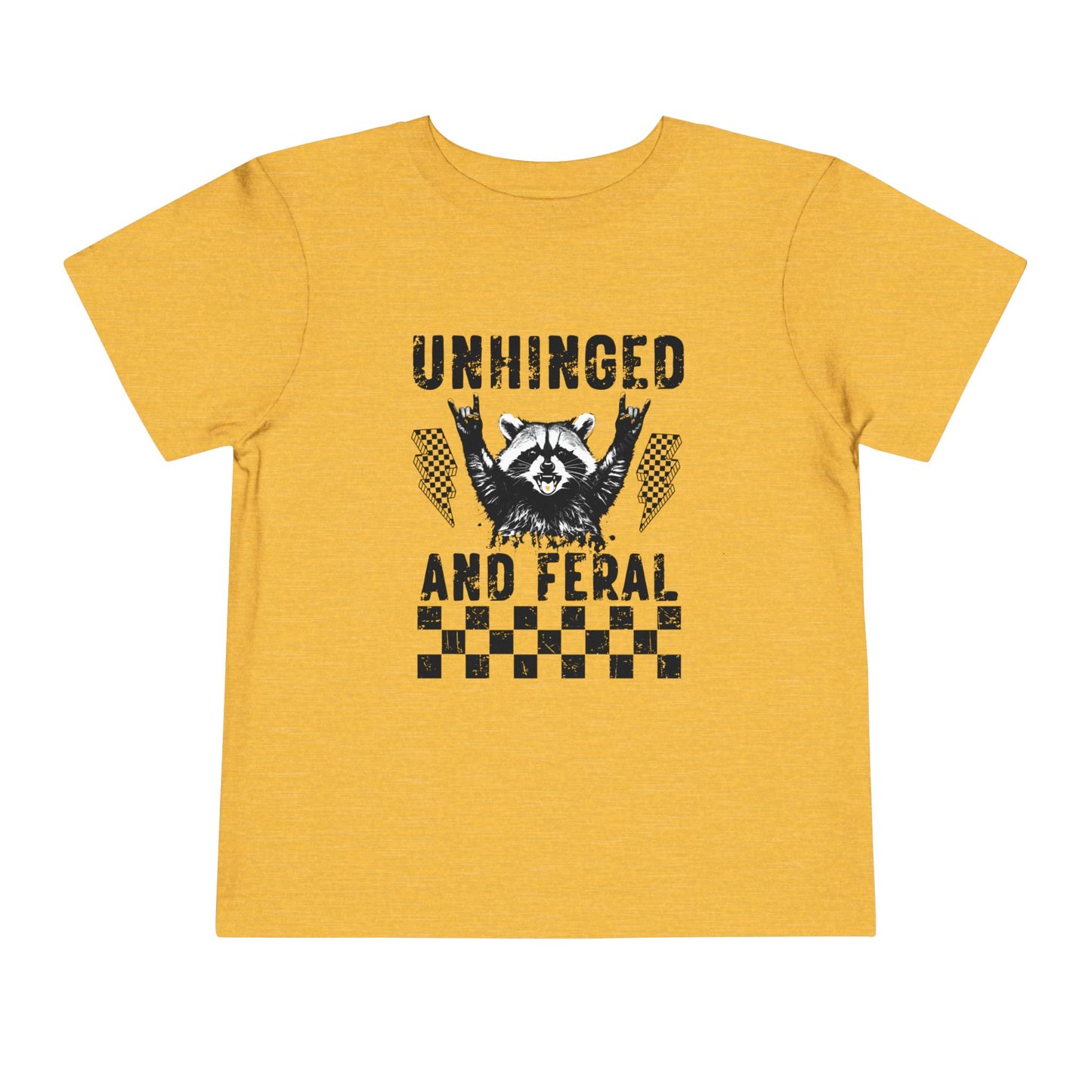 Unhinged and Feral Toddler Tee - Wild Child Shirt