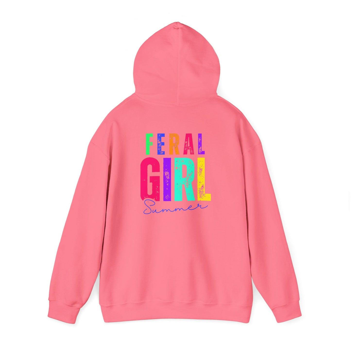 Feral Girl Summer Hoodie, Unisex Hoodie, Casual Wear, Summer Outfit, Trendy Sweatshirt, Gift for Her