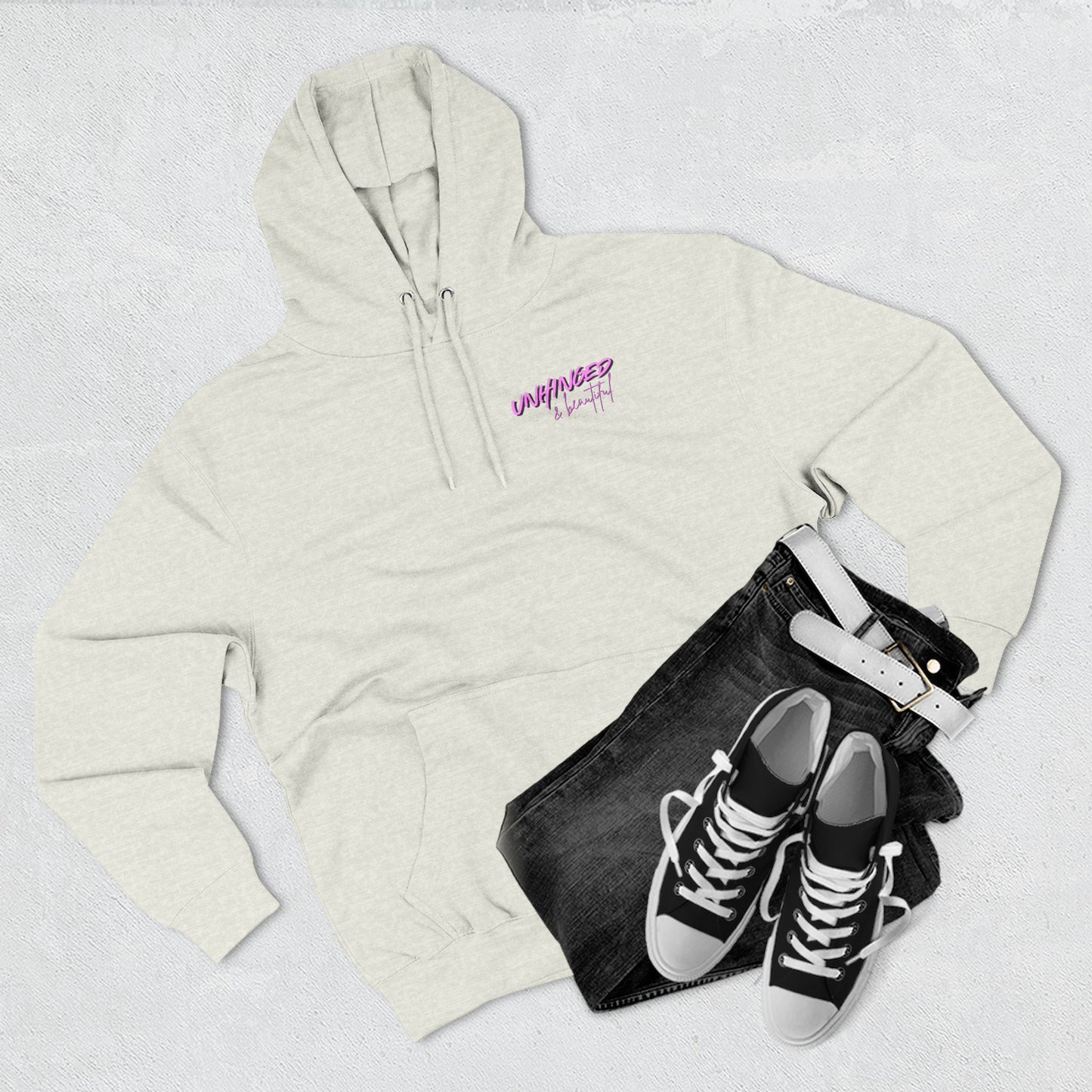 Unhinged & Beautiful Fleece Hoodie