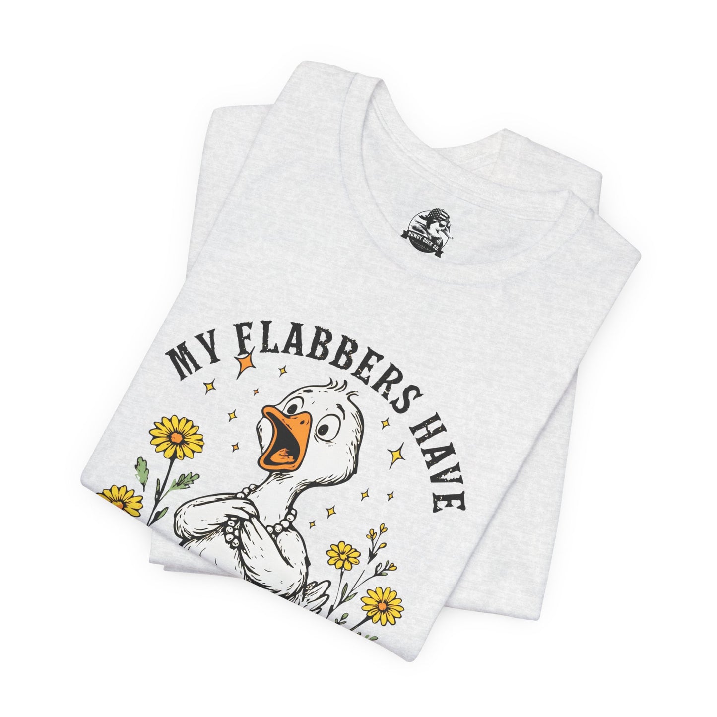 Funny Goose T-Shirt, My Flabbers Have Been Gast-ed Tee, Gift for Bird Lovers, Humorous Apparel, Cute Animal Shirt, Quirky Casual Wear
