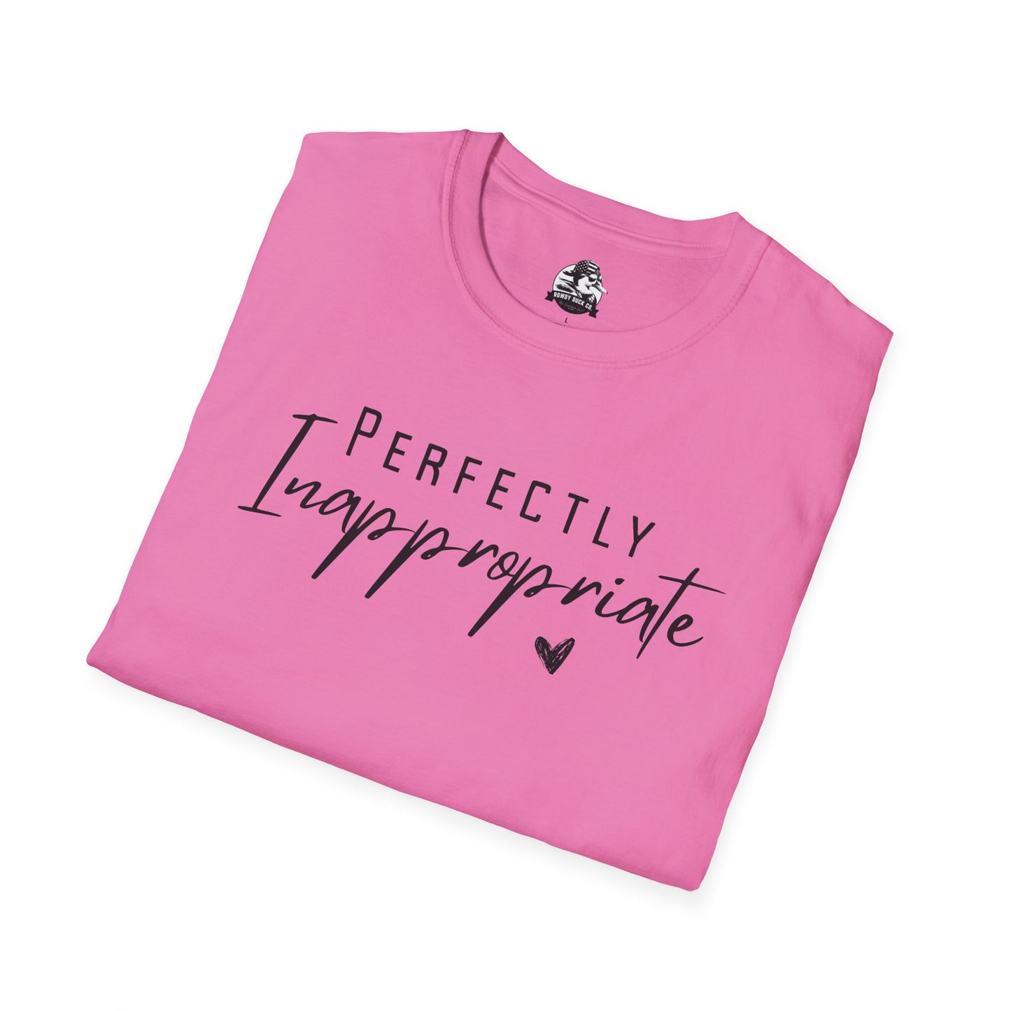 Perfectly Inappropriate Unisex Softstyle T-Shirt - Casual Humor Tee for Everyday Wear