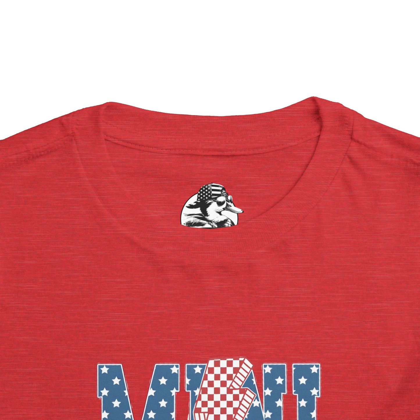 Mini USA Stars Toddler Tee, Perfect for 4th of July, Independence Day, Baby Shower Gift, Picnic, Toddler Playwear, Kids Apparel