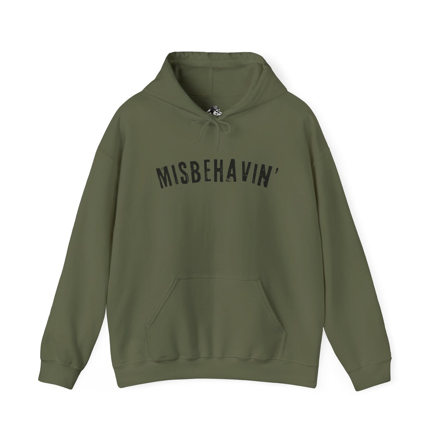 Misbehavin' Unisex Heavy Blend Hoodie | Cozy Sweatshirt for Casual Wear, Gift for Friends, Relaxed Fit Fashion