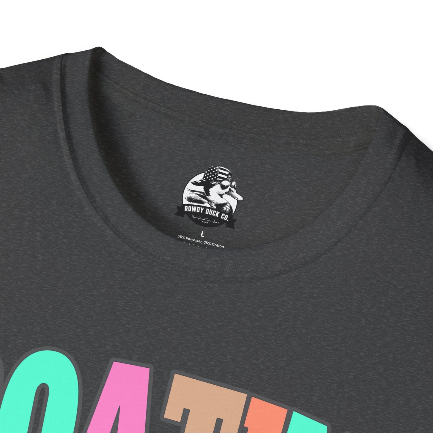 Colorful Boat Themed Unisex Softstyle T-Shirt, Perfect for Summer Days and Casual Outings, Gift for Boating Enthusiasts