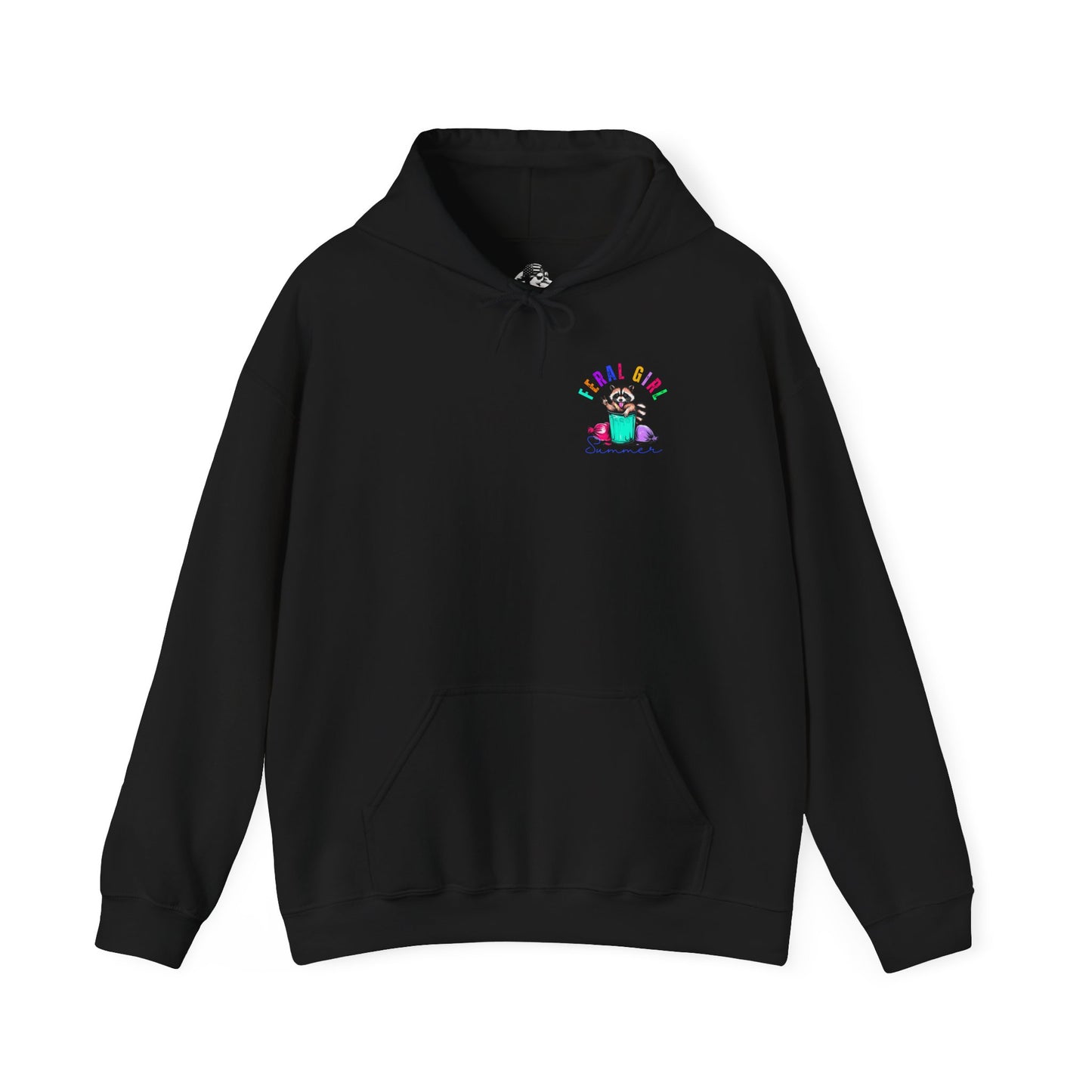 Feral Girl Summer Hoodie, Unisex Hoodie, Casual Wear, Summer Outfit, Trendy Sweatshirt, Gift for Her