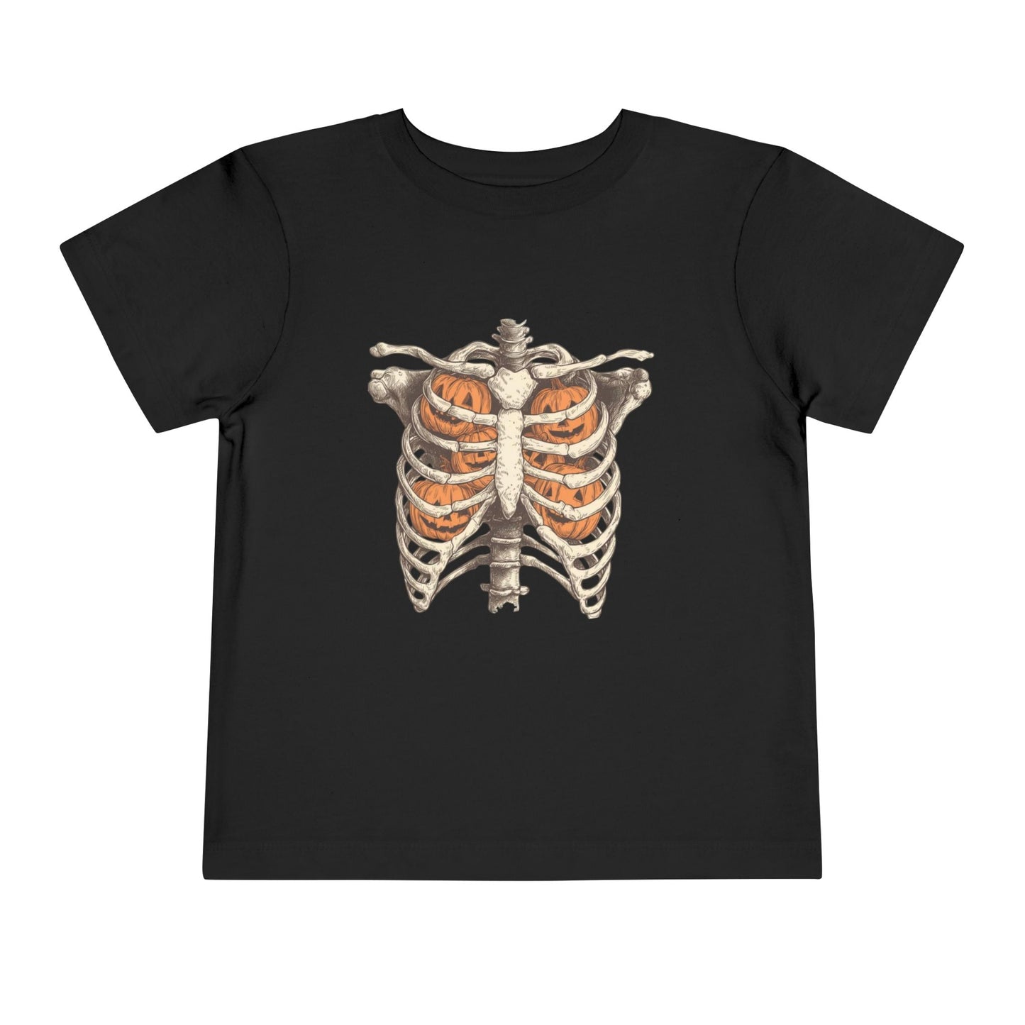 Toddler Pumpkin Skeleton Tee