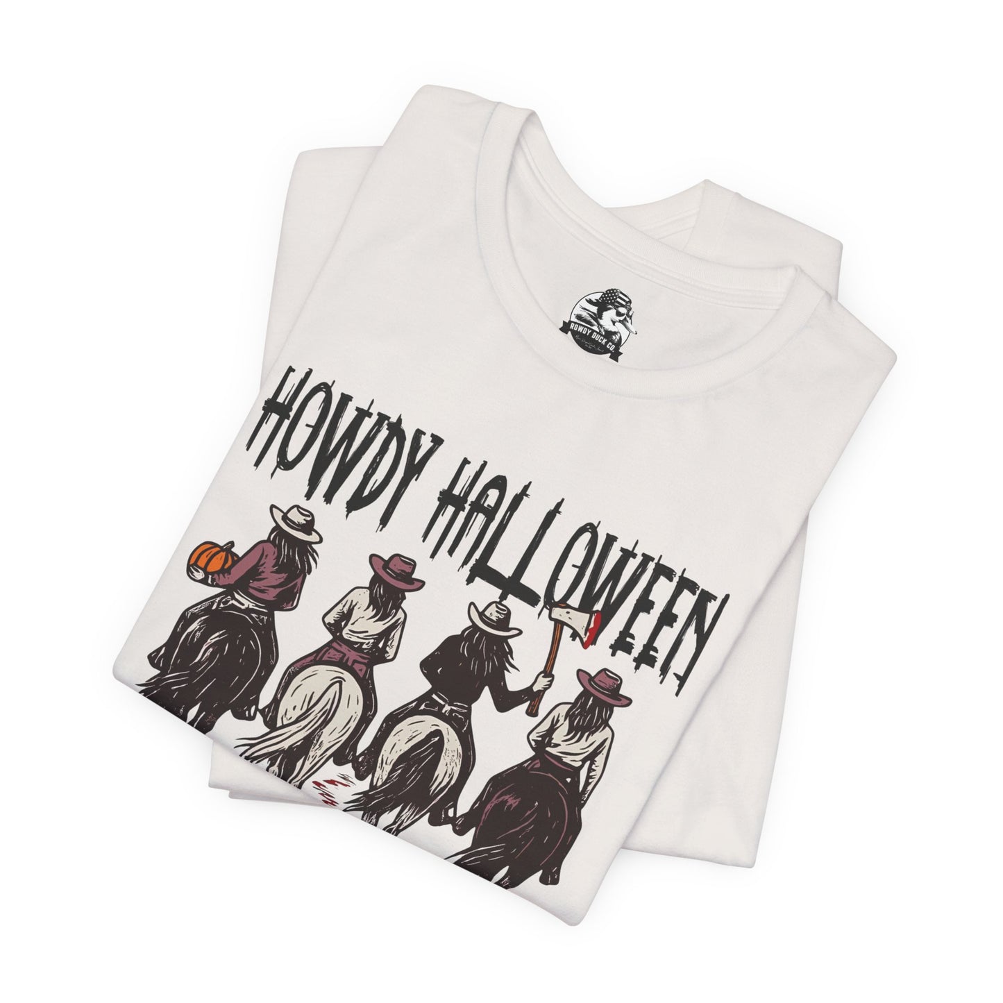 Halloween Cowboy Tee, Howdy Halloween Graphic T-Shirt