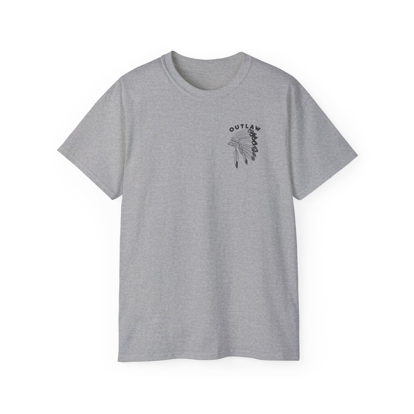 Vintage Outlaw T-Shirt | I'm an Indian Outlaw, Cherokee & Hawk Twah