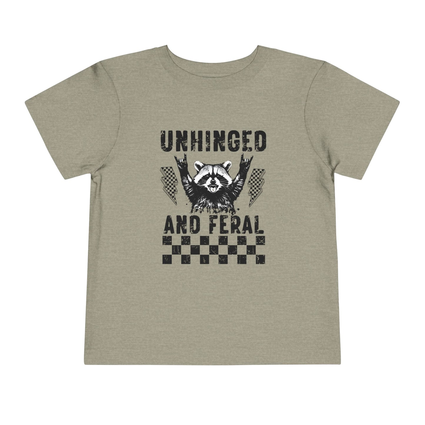 Unhinged and Feral Toddler Tee - Wild Child Shirt