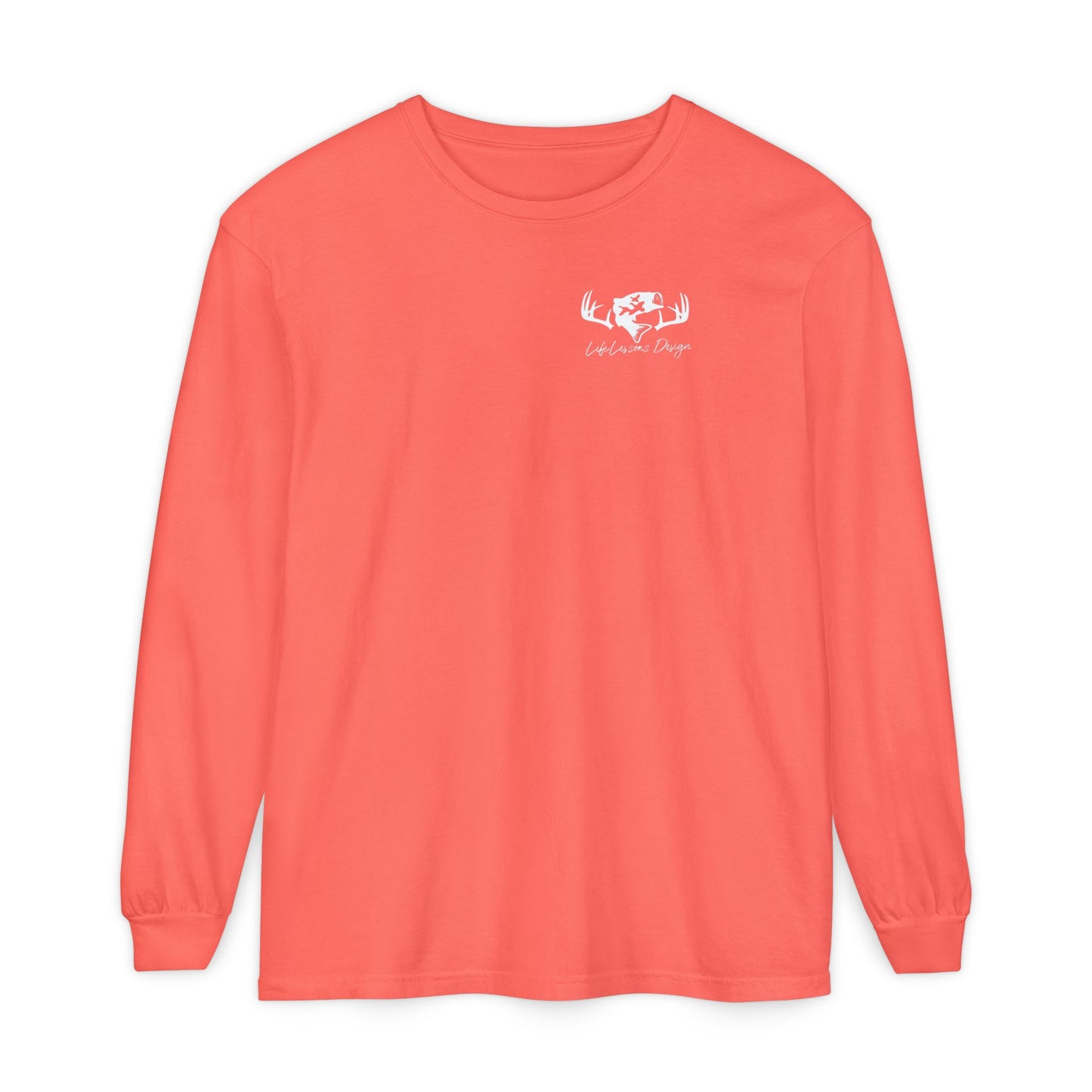 Life Lessons Design fishing & Hunting Long Sleeve Tee