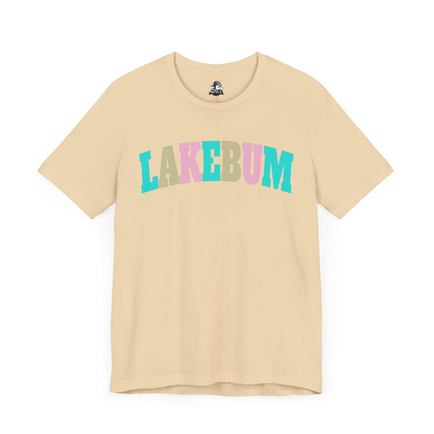 Lakebum Unisex Short Sleeve Tee - Perfect for Summer Getaways, Beach Days, Lake Trips, Casual Outings, Colorful Graphic Tee