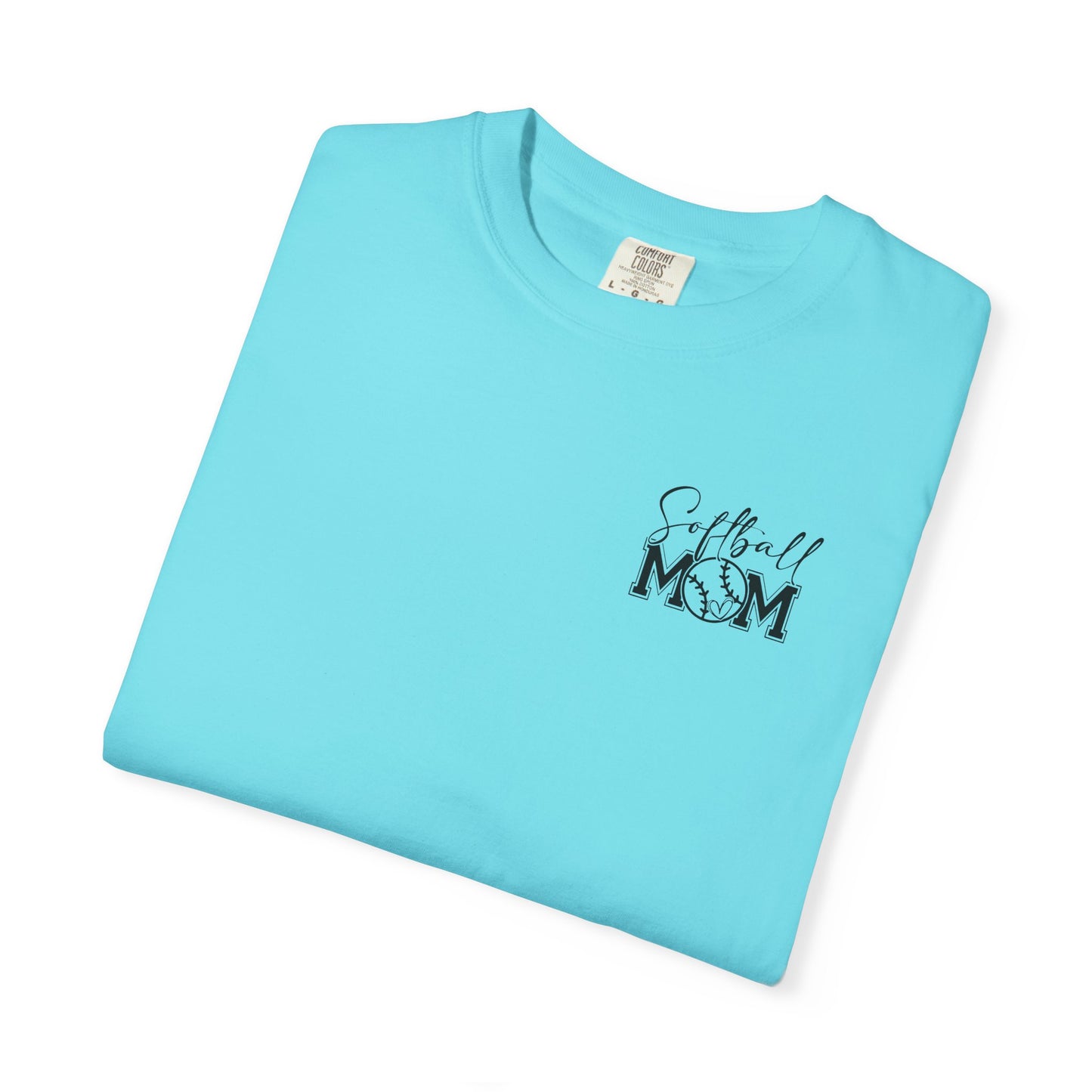 Softball Mom Unisex Garment-Dyed T-Shirt