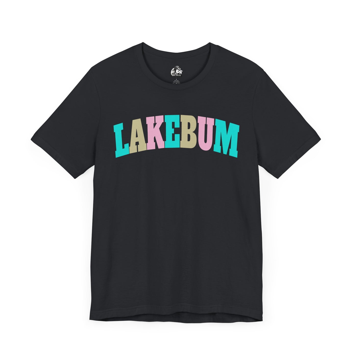 Lakebum Unisex Short Sleeve Tee - Perfect for Summer Getaways, Beach Days, Lake Trips, Casual Outings, Colorful Graphic Tee