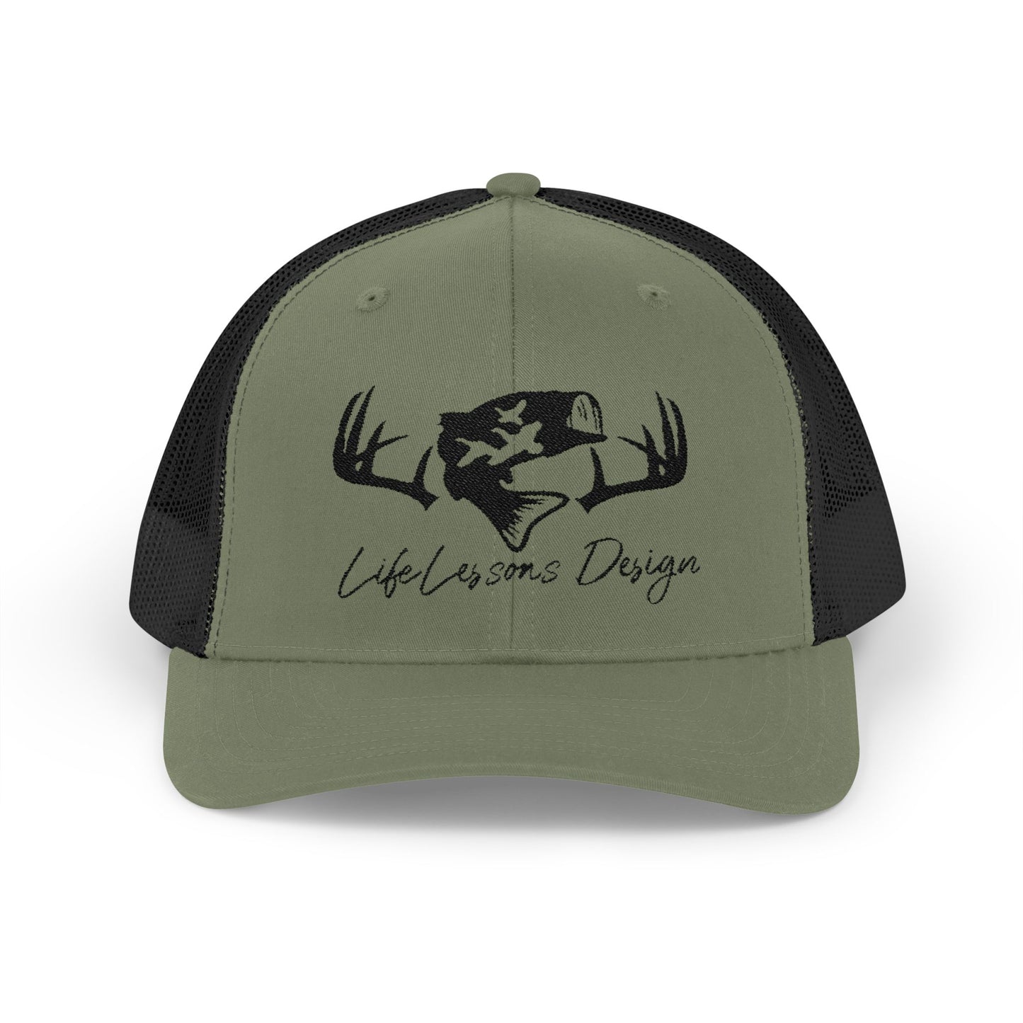 Rustic Outdoor Snapback Trucker Cap with Antler Design, Hunter's Hat, Camping Gear, Gift for Outdoorsman, Casual Summer Accessory