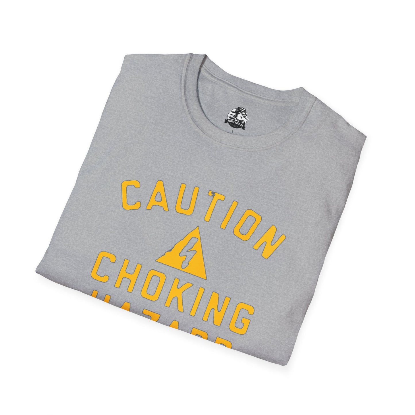 Caution Choking Hazard Unisex Softstyle T-Shirt - Casual Comfort Wear